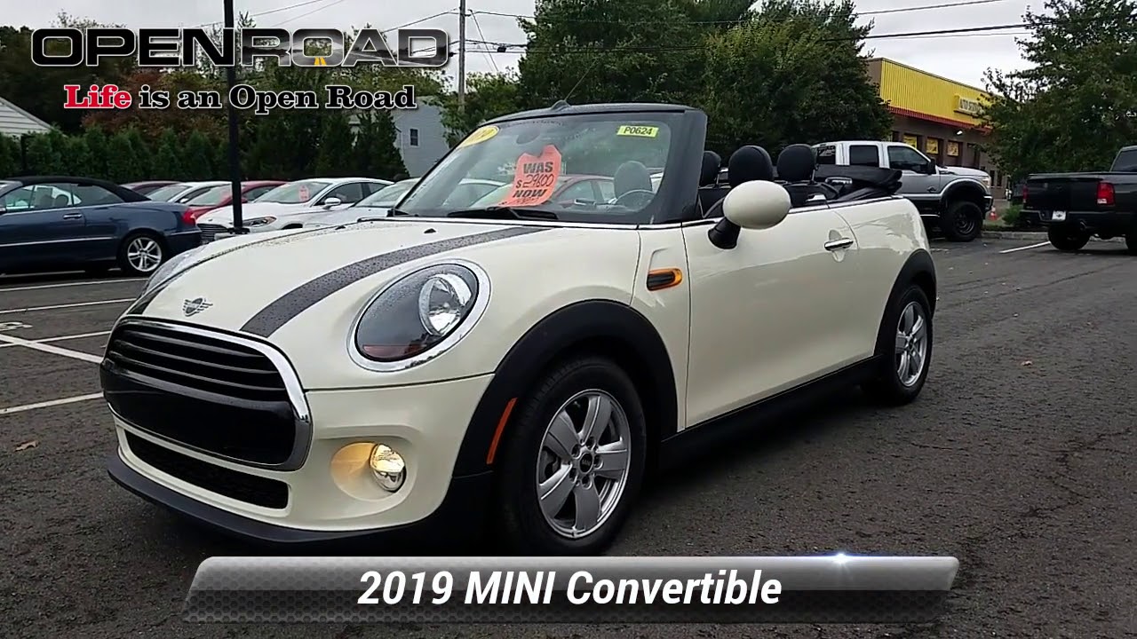 Used 2019 MINI Convertible Cooper, Edison, NJ P0624 - YouTube