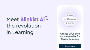 Meet Blinkist Ai: The Revolution in learning