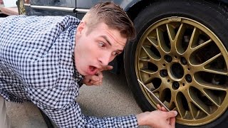 BURNOUTS FIXED MY FLAT TIRE!!!