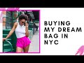 oh she fancy huh ✨DREAM BAG✨ nyc shopping + unboxing vlog | MONROE STEELE