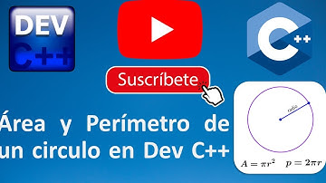 Como Sacar el Área y Perímetro de un circulo en Dev C++