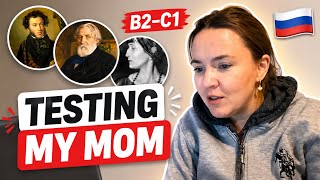Testing My Mom on Famous Russian Poems (She Surprised Me!) 📚❤️‍🩹🇷🇺 Russian with Anastasia