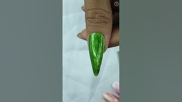 Thumbnail of Glitter Green 💚 Nail Art Tutorial ✨|#trending #youtubeshorts #shorts #nails #song