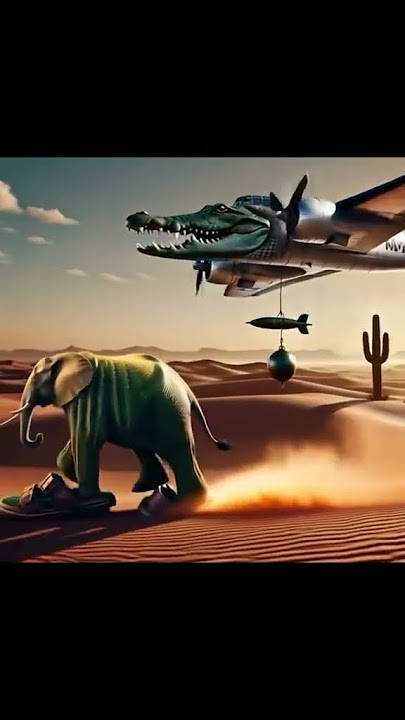 Lirili Larila vs Bombardiro Crocodilo⚔️ #brainrot #shorts #funny #crocodilo #elephant