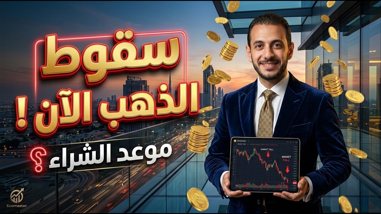 سقوط الذهب الآن ⚠️ موعد شراء الذهب ؟ 🔥