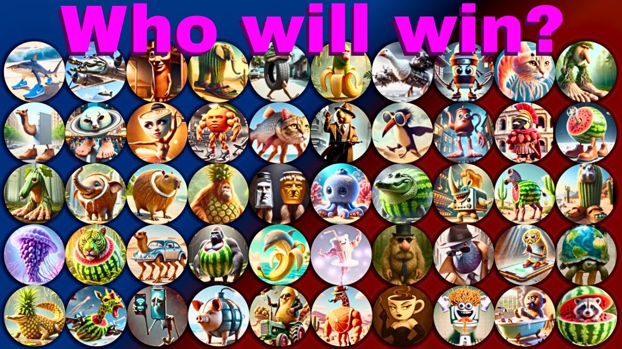 ALL 50 Italian Brainrot Characters Marble Race