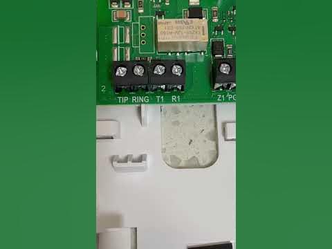 GSM LTE4000 DSC pc1832 programming section - YouTube
