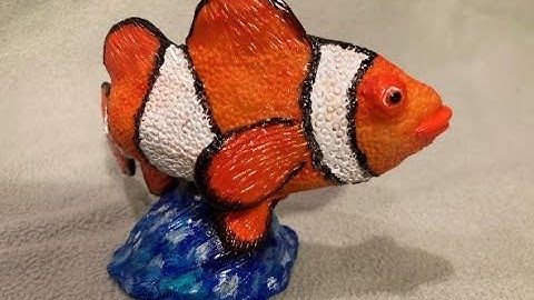 Creations in Clay Clown Fish "Finding Nemo"