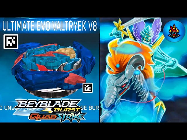 Beyblade Burst QuadStrike Ultimate Evo Valtryek V8 and Divine