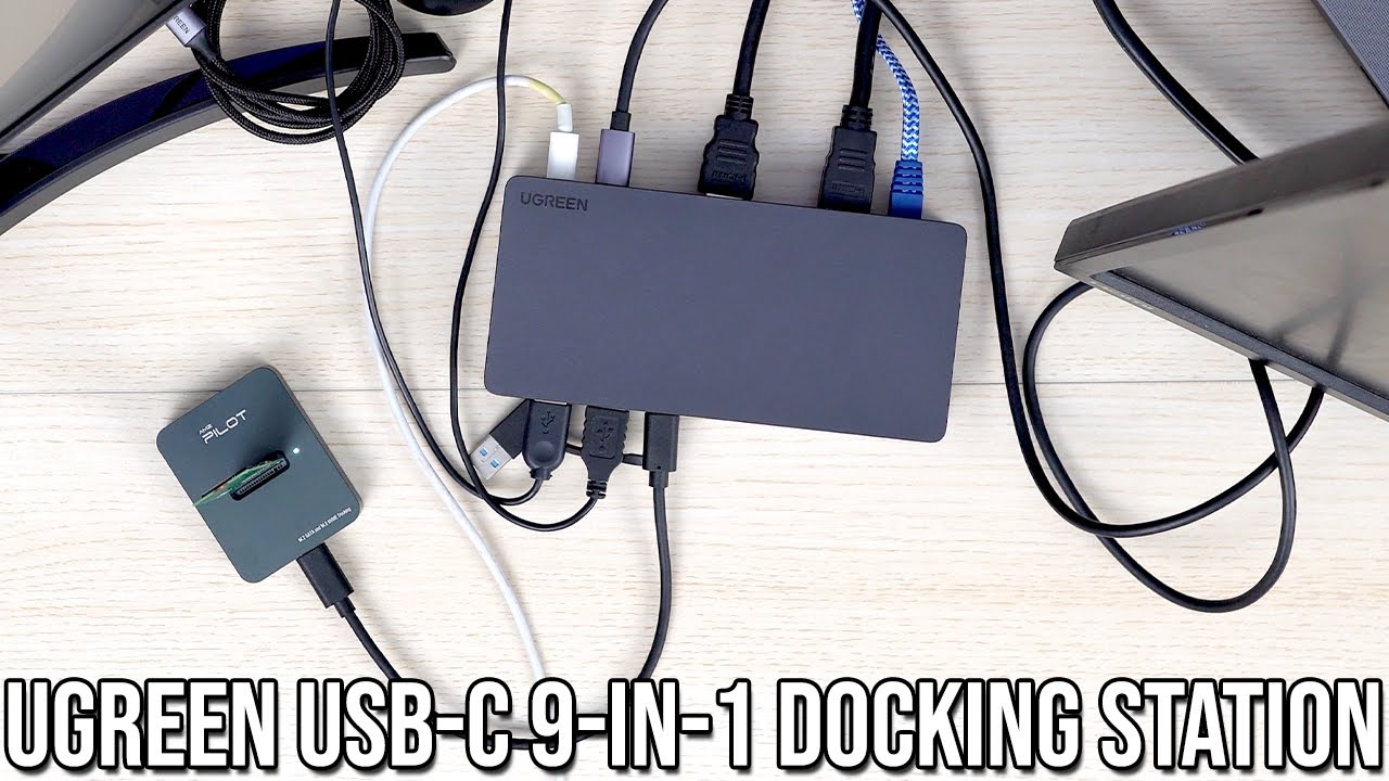 UGREEN USB C 9-in-1 Docking Station - YouTube