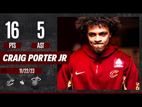 Craig Porter Jr. - Highlights vs Miami Heat: 16 PTS, 2 REB, 5 AST, 6/12 FG, 2/5 3PT