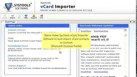 How to Import vCard Files
