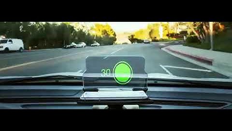 Mobile Phone Car Holder Windscreen Projector HUD Head Up Display 6.5 Inch