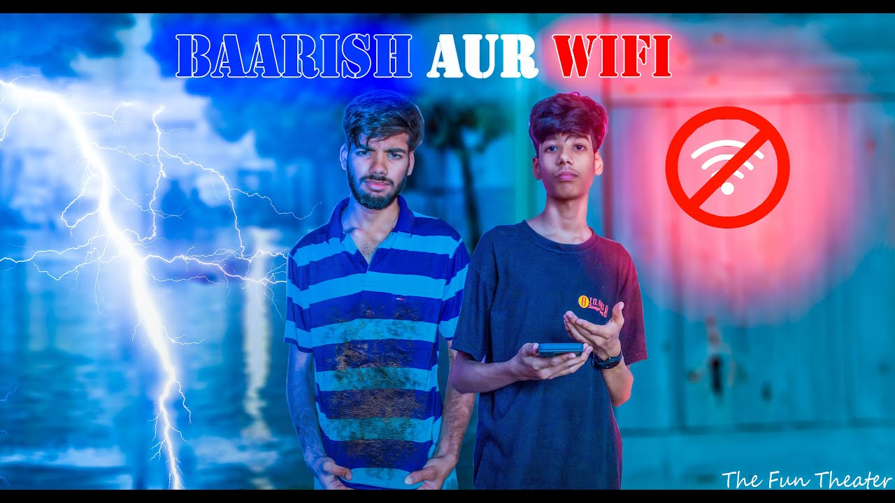 Baarish Aur Wifi | The Fun Theater | Funny Video | Comedy Skit #funnyvideo #baarish