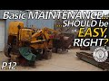 BASIC Track Loader Maintenance... NOT so EASY on "Old Red" ~ 1950s Caterpillar TraxCavator ~ Part 12