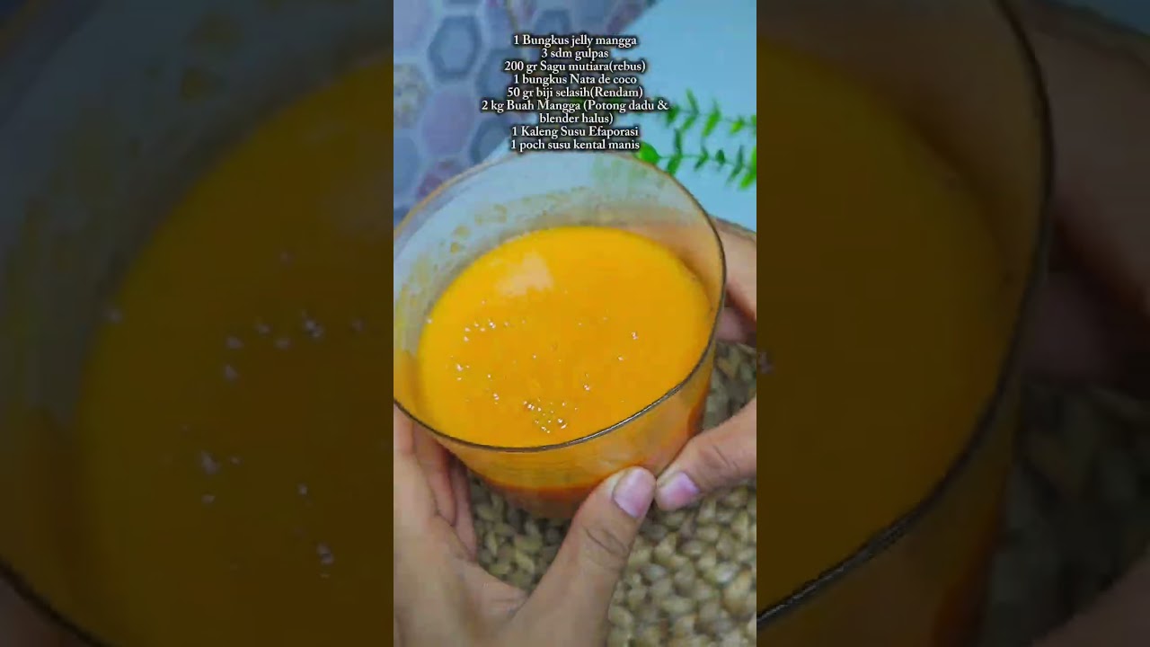 (SAVE AJA DEH)Minuman Seger Kekinian Buat Buka Puasa Nanti "SAGO MANGO" 
