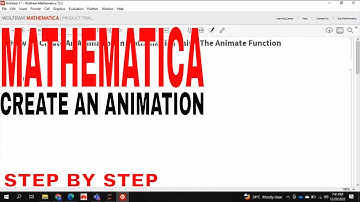 ✅ How To Create An Animation In Mathematica Using The Animate Function 🔴