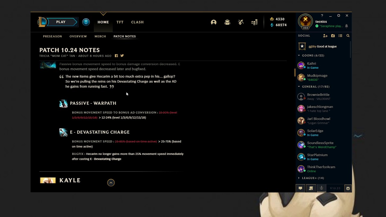 League of Legends - Patch 10.24 Review