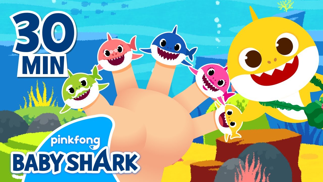 Shark Finger Family and More | +Compilation | Baby Shark Songs ...