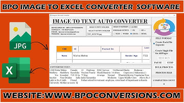 Image to excel conversion app | Image to excel converter app