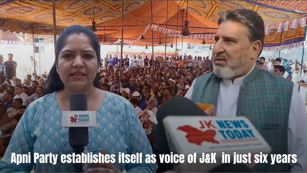Apni Party establishes itself as voice of J&K  in just six years | JK News Today