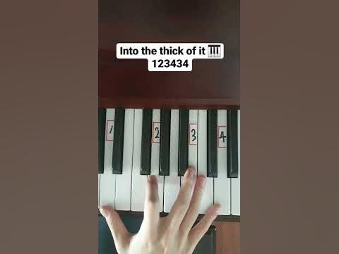 Into the thick of it (Piano Tutorial) - YouTube