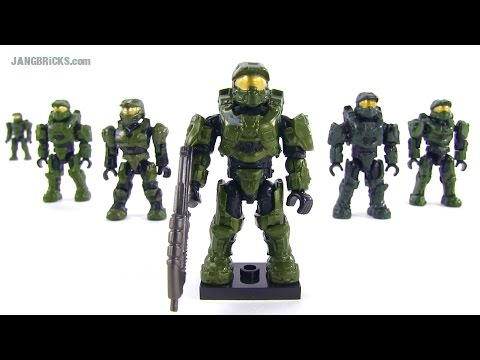 Mega Bloks Halo 2014 Master Chief figure & comparisons - YouTube