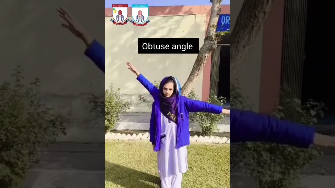 Students of Allied School Sahowala beautifully demonstrated various types of angles in an engaging