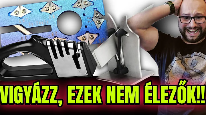 Olcsó Élezők, Muszáj Látnod! Így Rontják el Késed! Tormek T8 Kés Élezés.