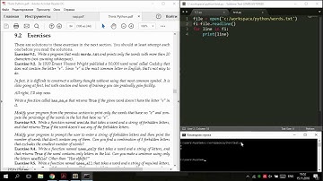 Word Play part 1 | Python by Think Python