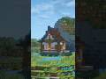 Minecraft Easy Survival House 🏠 For Build and No Music #shorts #minecraft