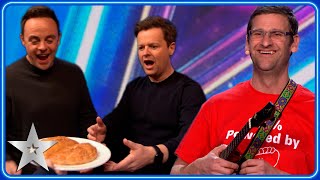 The Audience Loved Cash Wallwork's 'Pasty And Peas'! | Unforgettable Audition | Britain's Got Talent