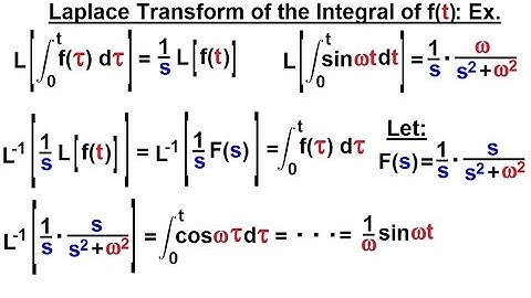 Electrical Engineering: Ch 16: Laplace Transform (41 of 58) Laplace Transform of the Integral Ex.