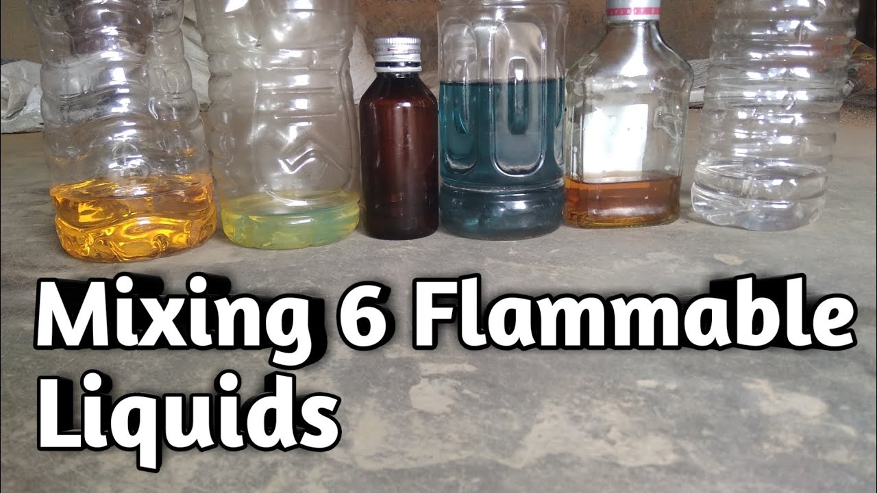 Making a high flammable liquid with Petrol and 5 more//E&T YouTube