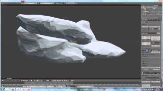 Rock Sculpt WIP turnaround