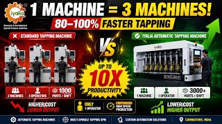 Multi-Spindle Drilling & Tapping Machine | Drilling and Tapping Multi parts Drilling tapping