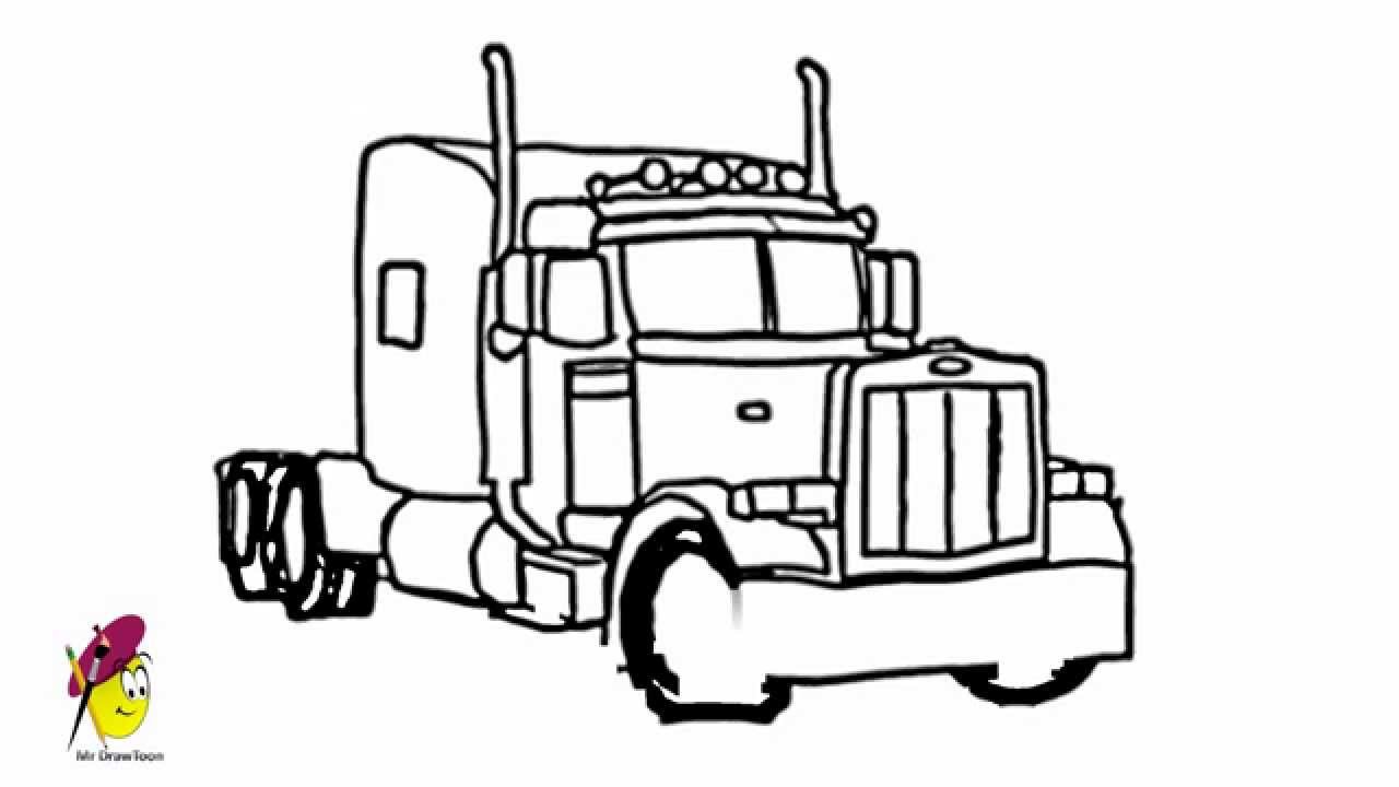 Truck - How to draw a Truck - Cool and Awesome - YouTube