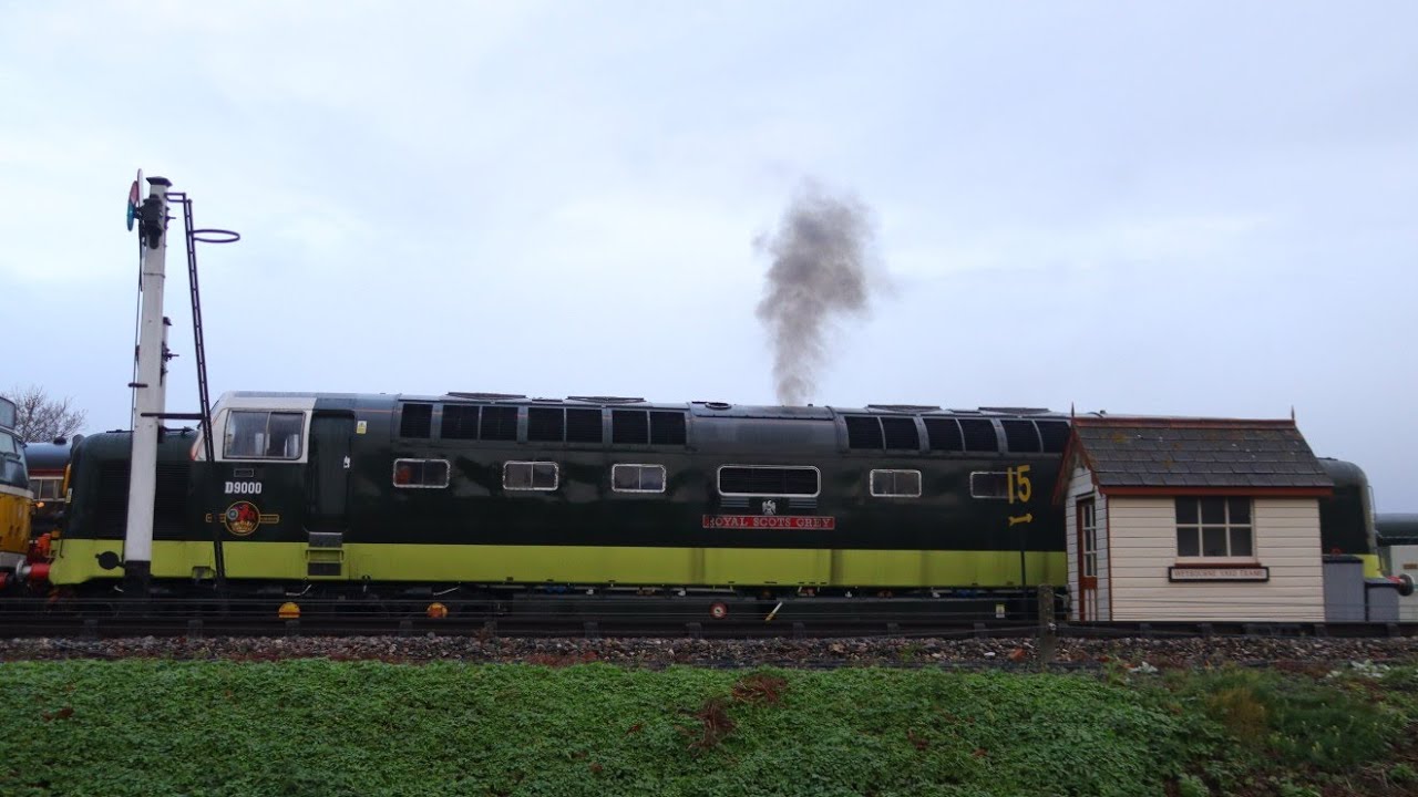 DELTIC D9000 Royal Scots Grey Start Up at Weybourne NNR