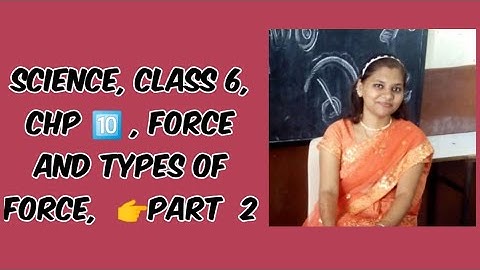 SCIENCE | CLASS 6 |, CHP 10 | FORCE AND TYPES OF FORCE | PART 2 |