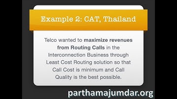 Least Cost Routing Example