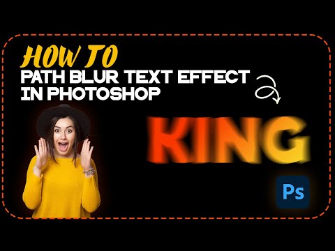 How to Path Blur Effect in Photoshop