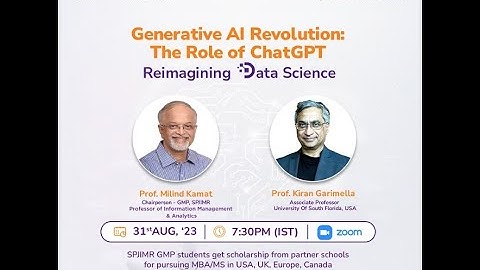 Generative AI: The Role of ChatGPT | Reimagining Data Science