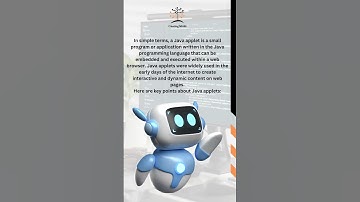 Introduction To Java Applets.