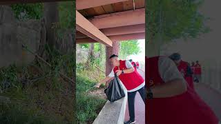 周末参与志愿服务活动防蚊媒 #正能量 #基孔肯雅热 #志愿服务#宣传正能量 #捡跑