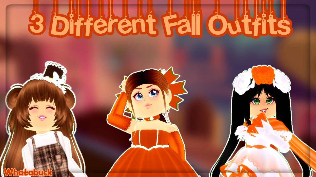 Fall/Autumn Outfit Ideas! 🍁, Roblox Royale High