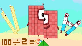 Numberblocks Division | Numberblocks Giant Number | Learn To Divide Small And Big Numbers