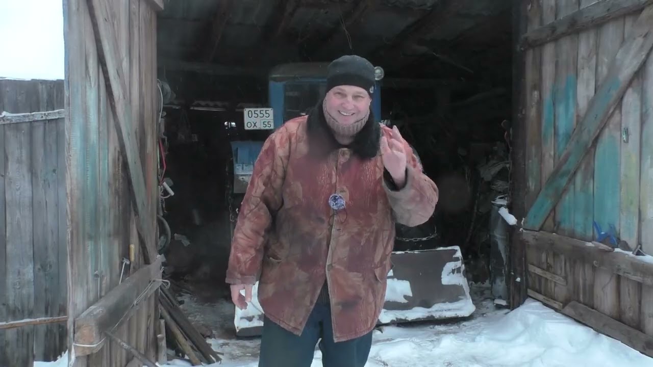 обзор теплого капота, подарок для старичка МТЗ 50 