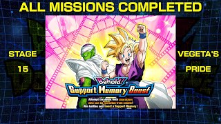 BEHOLD! SUPPORT MEMORY BOOST | STAGE 15 [VEGETA'S PRIDE] (Dokkan Battle)