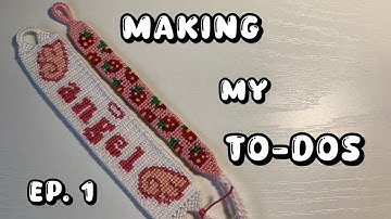 making patterns off my to-do list ep. 1!!