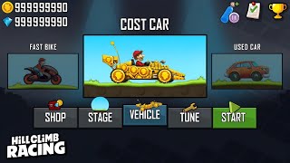 Hill Climb Racing : Total Cost of All Vehicles (Max Level) screenshot 2
